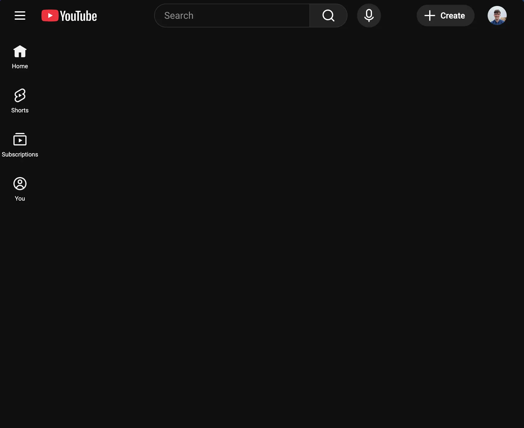 blank youtube